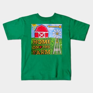 Home on the Farm Kids T-Shirt